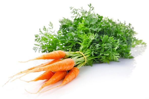 Les carottes fraîches ont un effet positif sur la puissance. 